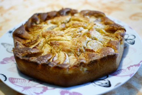 Gâteau moelleux pommes - frangipane - votre dieteticienne - valerie coureau